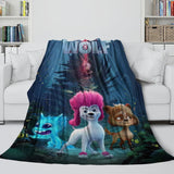 Charger l&#39;image dans la visionneuse de la galerie, 200% Wolf Blanket Flannel Fleece Throw Room Decoration