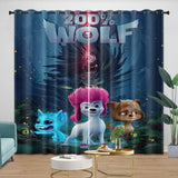 Laden Sie das Bild in den Galerie-Viewer, 200% Wolf Curtains Blackout Window Drapes Room Decoration