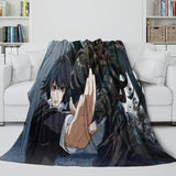 Carica l&#39;immagine nel visualizzatore Galleria, Ajin Demi-Human Blanket Flannel Fleece Throw Room Decoration