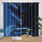 Laden Sie das Bild in den Galerie-Viewer, Alien Romulus Curtains Blackout Window Drapes Room Decoration