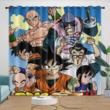 Load image into Gallery viewer, Anime Dragon Ball Curtains Kids Blackout Window Drapes