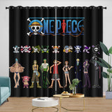 Charger l&#39;image dans la visionneuse de la galerie, Anime One Piece Curtains Pattern Blackout Window Drapes