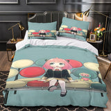 Carica l&#39;immagine nel visualizzatore Galleria, Anime Spy X Family Bedding Set Kids Duvet Cover Without Filler