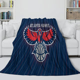 Charger l&#39;image dans la visionneuse de la galerie, Atlanta Hawks Blanket Flannel Fleece Throw Room Decoration