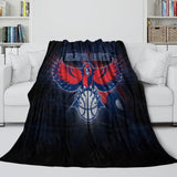 Charger l&#39;image dans la visionneuse de la galerie, Atlanta Hawks Blanket Flannel Fleece Throw Room Decoration