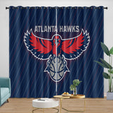 Carica l&#39;immagine nel visualizzatore Galleria, Atlanta Hawks Curtains Blackout Window Drapes Room Decoration