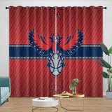 Carica l&#39;immagine nel visualizzatore Galleria, Atlanta Hawks Curtains Blackout Window Drapes Room Decoration