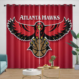 Carica l&#39;immagine nel visualizzatore Galleria, Atlanta Hawks Curtains Blackout Window Drapes Room Decoration