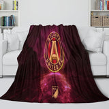 Charger l&#39;image dans la visionneuse de la galerie, Atlanta United FC Blanket Flannel Fleece Throw Room Decoration