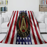 Charger l&#39;image dans la visionneuse de la galerie, Atlanta United FC Blanket Flannel Fleece Throw Room Decoration