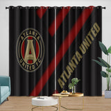 Carica l&#39;immagine nel visualizzatore Galleria, Atlanta United FC Curtains Blackout Window Drapes Room Decoration