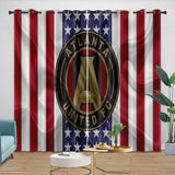 Carica l&#39;immagine nel visualizzatore Galleria, Atlanta United FC Curtains Blackout Window Drapes Room Decoration