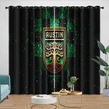 Carica l&#39;immagine nel visualizzatore Galleria, Austin FC Curtains Blackout Window Drapes Room Decoration