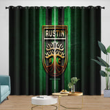 Carica l&#39;immagine nel visualizzatore Galleria, Austin FC Curtains Blackout Window Drapes Room Decoration