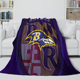 Charger l&#39;image dans la visionneuse de la galerie, Baltimore Ravens Blanket Flannel Fleece Throw Room Decoration