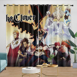 Carica l&#39;immagine nel visualizzatore Galleria, Black Clover Curtains Blackout Window Drapes