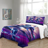 Carica l&#39;immagine nel visualizzatore Galleria, Blue Beetle Bedding Set Quilt Duvet Cover Without Filler