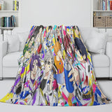 Carica l&#39;immagine nel visualizzatore Galleria, Blue Lock Blanket Flannel Fleece Throw Room Decoration