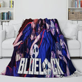 Carica l&#39;immagine nel visualizzatore Galleria, Blue Lock Blanket Flannel Fleece Throw Room Decoration