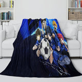 Carica l&#39;immagine nel visualizzatore Galleria, Blue Lock Blanket Flannel Fleece Throw Room Decoration