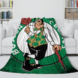 Load image into Gallery viewer, Boston Celtics Blanket Flannel Throw Room Decoration