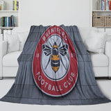 Carica l&#39;immagine nel visualizzatore Galleria, Brentford FC Blanket Flannel Fleece Throw Room Decoration