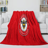 Carica l&#39;immagine nel visualizzatore Galleria, Brentford FC Blanket Flannel Fleece Throw Room Decoration