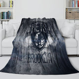 Carica l&#39;immagine nel visualizzatore Galleria, Brooklyn Nets Blanket Flannel Fleece Throw Room Decoration