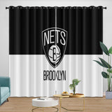 Charger l&#39;image dans la visionneuse de la galerie, Brooklyn Nets Curtains Blackout Window Drapes Room Decoration