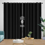 Charger l&#39;image dans la visionneuse de la galerie, Brooklyn Nets Curtains Blackout Window Drapes Room Decoration