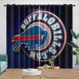 Load image into Gallery viewer, Buffalo Bills Curtains Blackout Window Drapes Room Decoration