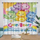 Laden Sie das Bild in den Galerie-Viewer, Care Bears Curtains Blackout Window Drapes Room Decoration