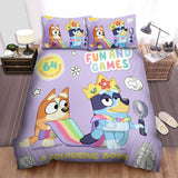 Load image into Gallery viewer, Cartoon Bluey Bedding Set Quilt Cover