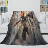 Carica l&#39;immagine nel visualizzatore Galleria, Chainsaw Man Blanket Flannel Fleece Pattern Throw Room Decoration