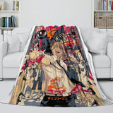 Load image into Gallery viewer, Chainsaw Man Blanket Flannel Fleece Throw Room Decoration