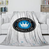 Carica l&#39;immagine nel visualizzatore Galleria, Charlotte FC Blanket Flannel Fleece Throw Room Decoration