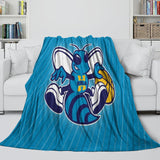 Charger l&#39;image dans la visionneuse de la galerie, Charlotte Hornets Blanket Flannel Fleece Throw Room Decoration