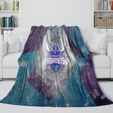 Charger l&#39;image dans la visionneuse de la galerie, Charlotte Hornets Blanket Flannel Fleece Throw Room Decoration