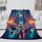 Charger l&#39;image dans la visionneuse de la galerie, Chicago Bears Blanket Flannel Fleece Throw Room Decoration