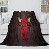 Laden Sie das Bild in den Galerie-Viewer, Chicago Bulls Blanket Flannel Fleece Throw Room Decoration