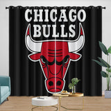 Load image into Gallery viewer, Chicago Bulls Curtains Blackout Window Drapes Room Decoration