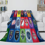 Carica l&#39;immagine nel visualizzatore Galleria, Chicago Fire Soccer Club Blanket Flannel Fleece Throw Room Decoration