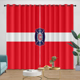 Load image into Gallery viewer, Chicago Fire Soccer Club Curtains Blackout Window Drapes Room Decoration