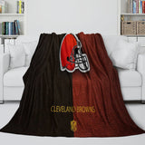 Load image into Gallery viewer, Cleveland Browns Blanket Flannel Fleece Throw Room Decoration