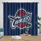 Charger l&#39;image dans la visionneuse de la galerie, Cleveland Cavaliers Curtains Blackout Window Drapes Room Decoration