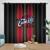 Charger l&#39;image dans la visionneuse de la galerie, Cleveland Cavaliers Curtains Blackout Window Drapes Room Decoration