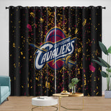 Charger l&#39;image dans la visionneuse de la galerie, Cleveland Cavaliers Curtains Blackout Window Drapes Room Decoration