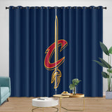 Charger l&#39;image dans la visionneuse de la galerie, Cleveland Cavaliers Curtains Blackout Window Drapes Room Decoration