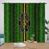 Charger l&#39;image dans la visionneuse de la galerie, Columbus Crew SC Curtains Blackout Window Drapes Room Decoration