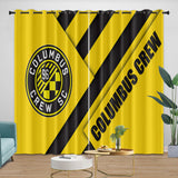 Charger l&#39;image dans la visionneuse de la galerie, Columbus Crew SC Curtains Blackout Window Drapes Room Decoration